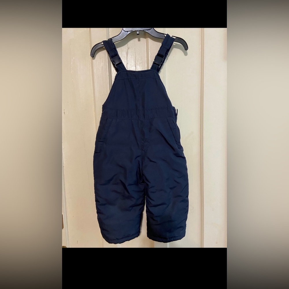 London Fog Navy Snow Bib size 3T